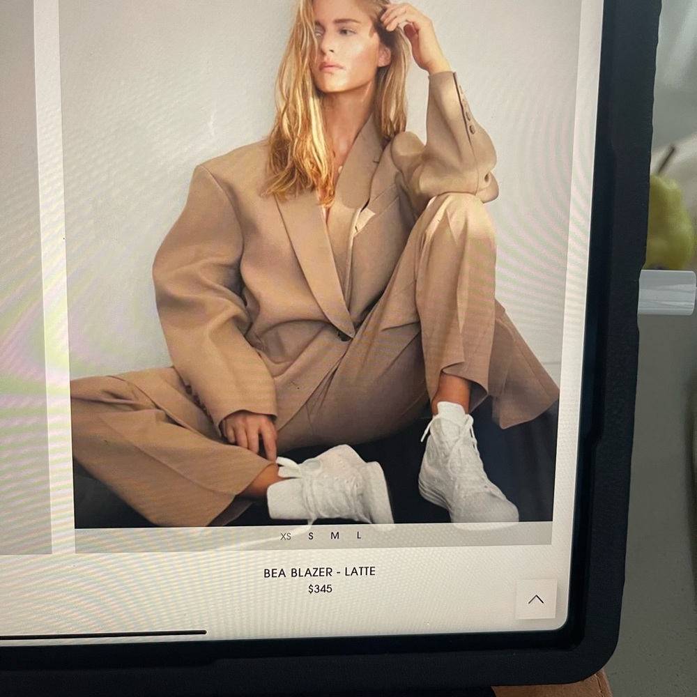 The Frankie Shop Bea Blazer Latte Xs/S